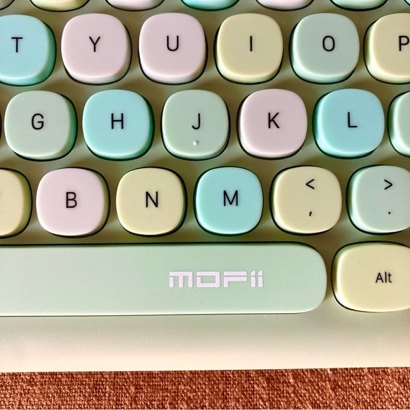 MOFii 666 2.4G wireless keyboard matcha green - Picture 5 of 13